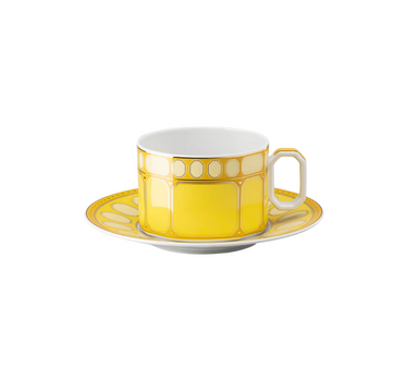 SWAROVSKI SIGNUM TEACUP WITH SAUCER