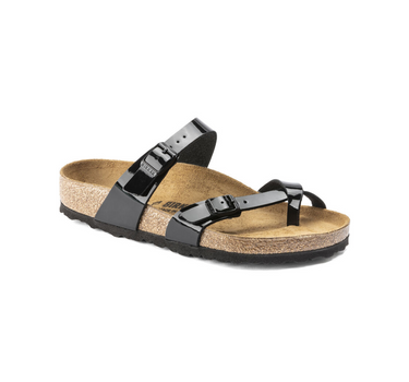 BIRKENSTOCK MAYARI BIRKO-FLOR PATENT NARROW FIT