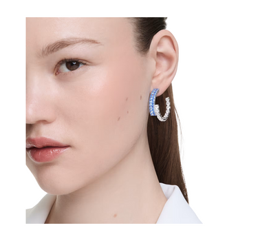 SWAROVSKI MATRIX HOOP EARRINGS