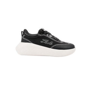 KARL LAGERFELD KREEPER RUN SIGNIA MIX LOW LACE TRAINERS
