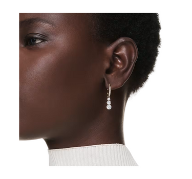 SWAROVSKI STILLA ATTRACT HOOP EARRINGS
