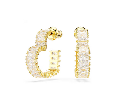 SWAROVSKI MATRIX HOOP EARRINGS