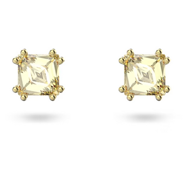 SWAROVSKI STILLA STUD SQUARE CUT EARRINGS