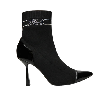 KARL LAGERFELD PANDARA EMBRO ANKLE BOOTS