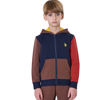 US POLO ASSN BOYS ROUND NECK HOODY