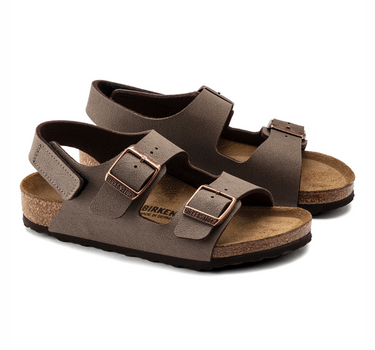 BIRKENSTOCK MILANO HL KIDS BIRKO-FLOR NUBUCK NARROW FIT