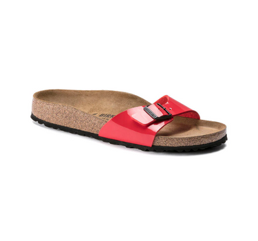 BIRKENSTOCK MADRID BIG BUCKLE BIRKO-FLOR PATENT NARROW FIT