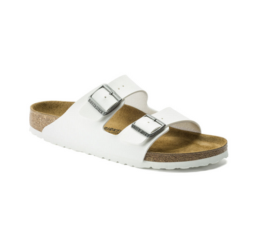 BIRKENSTOCK ARIZONA NARROW FIT IN WHITE