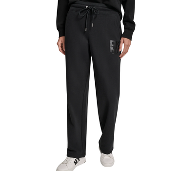 DKNY WOMEN DKNY HIGH-RISE LOGO SLIM JOGGERS