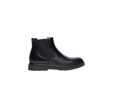 NERO GIARDINI LEATHER CHELSEA BOOTS