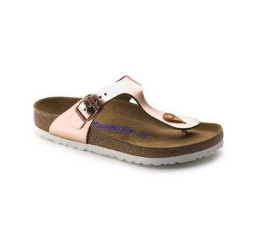 BIRKENSTOCK GIZEH SOFT FOOTBED LEATHER REGULAR FIT