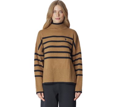 US POLO ASSN WOMEN AGNES STRIPED SWEATER