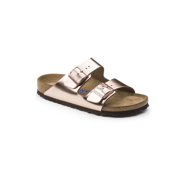 BIRKENSTOCK ARIZONA SOFT BEDDING IN COPPER