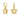 SWAROVSKI SUBLIMA STAR EARRINGS