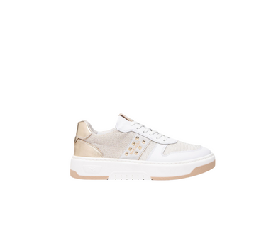 NERO GIARDINI WOMEN'S LEATHER TRAINERS