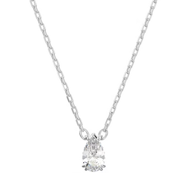 SWAROVSKI MILLENIA PEAR CUT PENDANT IN WHITE