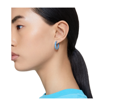 SWAROVSKI MATRIX HOOP EARRINGS