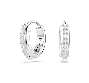 SWAROVSKI MATRIX HOOP EARRINGS