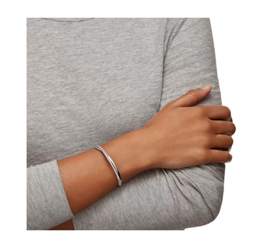 SWAROVSKI HYPERBOLA TWIST BANGLE