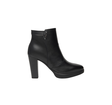 NERO GIARDINI LEATHER ANKLE BOOTS