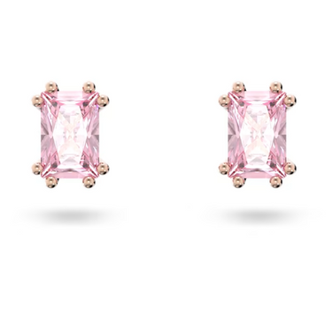 SWAROVSKI RECTANGULAR STILLA STUD EARRINGS