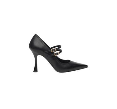 NERO GIARDINI LEATHER PUMPS