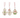 SWAROVSKI HOLIDAY CHEERS GINGERBREAD ORNAMENT SET
