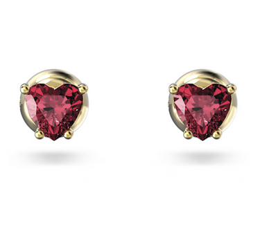 SWAROVSKI STILLA HEART STUD EARRINGS