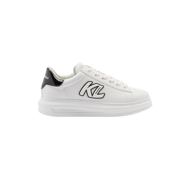 KARL LAGERFELD KAPRI MENS SIDETRIM LOW LACE TRAINERS