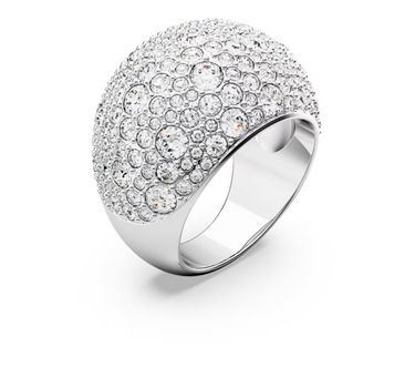 SWAROVSKI LUNA COCKTAIL RING IN WHITE