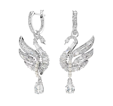 SWAROVSKI SWAN EARRINGS