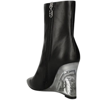 KARL LAGERFELD  ICE WEDGE STRETCH ANKLE BOOT