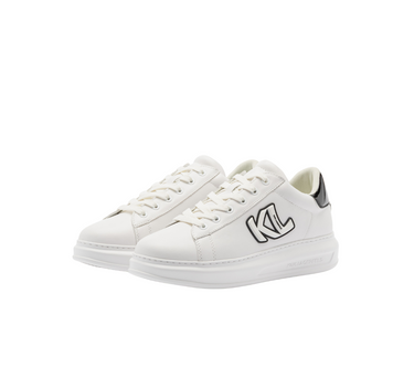 KARL LAGERFELD KAPRI MENS SIDETRIM LOW LACE TRAINERS