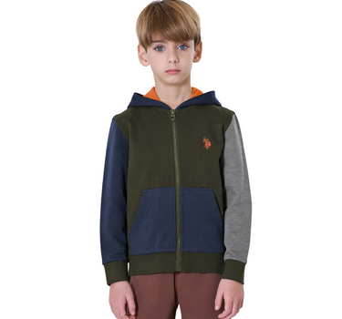 US POLO ASSN BOYS ROUND NECK HOODY