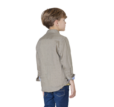 US POLO ASSN BOYS GREG LINEN SHIRT