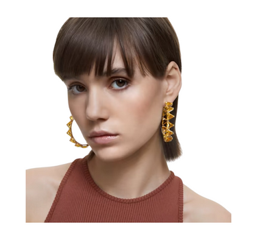 SWAROVSKI MILLENIA HOOP EARRINGS