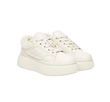 KARL LAGERFELD KREEPER LO EMBRO LOW LACE TRAINERS