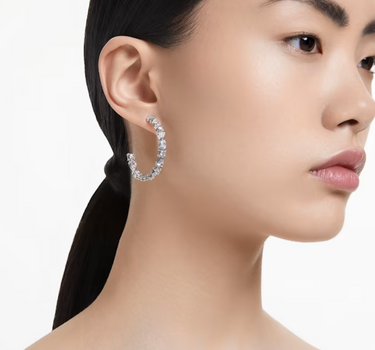 SWAROVSKI MESMERA HOOP EARRINGS