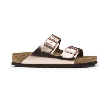 BIRKENSTOCK ARIZONA SOFT BEDDING IN COPPER