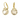 SWAROVSKI BELLA V DROP EARRINGS