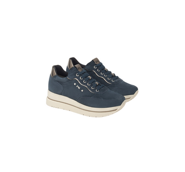 NERO GIARDINI SUEDE TRAINERS