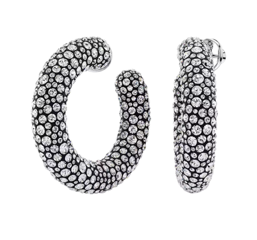 SWAROVSKI SUBLIMA HOOP EARRINGS