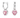 SWAROVSKI CHROMA DROP EARRINGS
