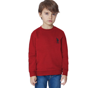 US POLO ASSN BOYS IVAN CREW NECK SWEATER