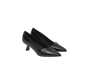 NERO GIARDINI LEATHER PUMPS
