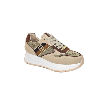 LAURA BIAGOTTI WOMEN NUBUK TRAINERS