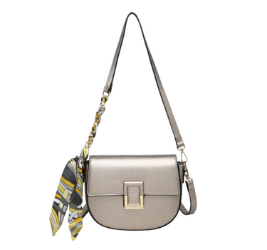 PARIS FASHION WOMEN CHIC SHOULDER BAG WITH SCARF