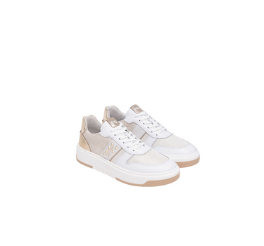 NERO GIARDINI WOMEN'S LEATHER TRAINERS