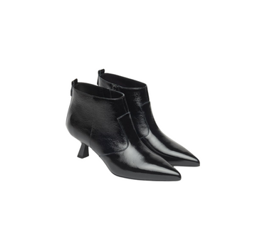 NERO GIARDINI LEATHER ANKLE BOOTS