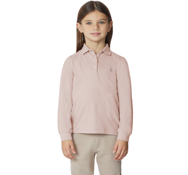 US POLO ASSN GIRLS EVIE POLO SHIRT